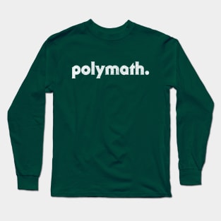 Polymath Long Sleeve T-Shirt